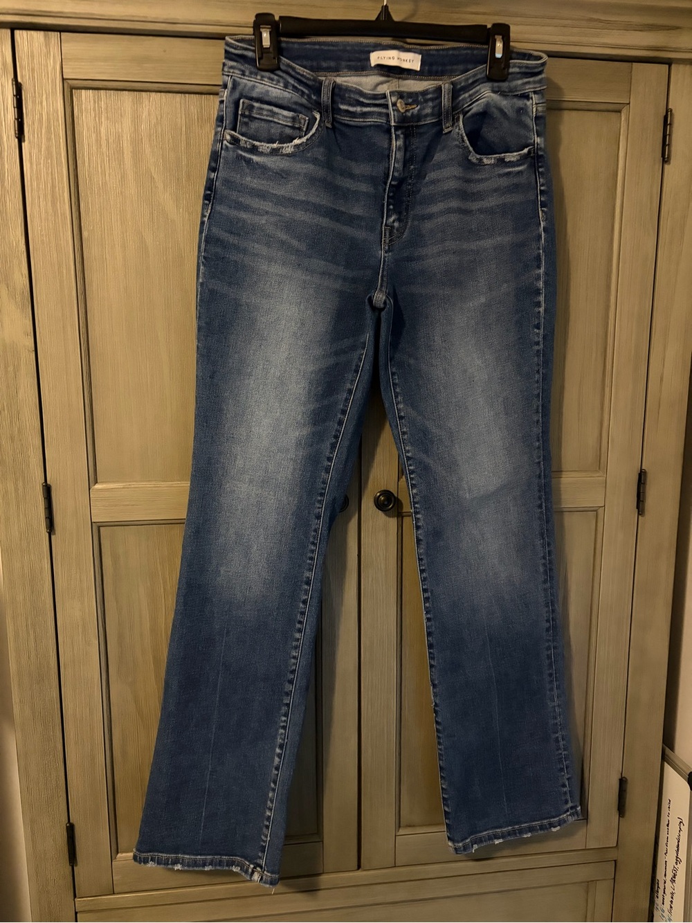 Flying Monkey Medium Blue Straight-Leg Jeans